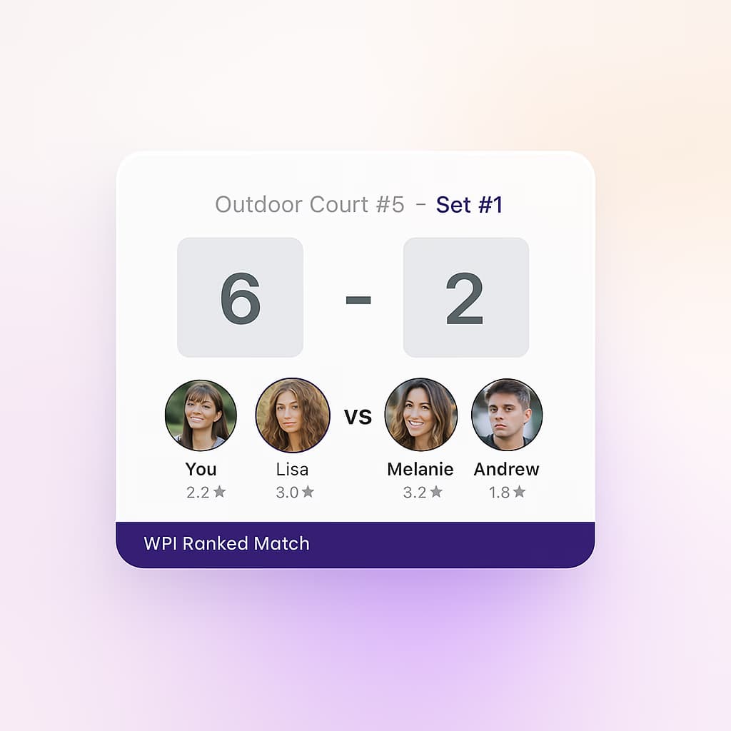 Serve ratings card